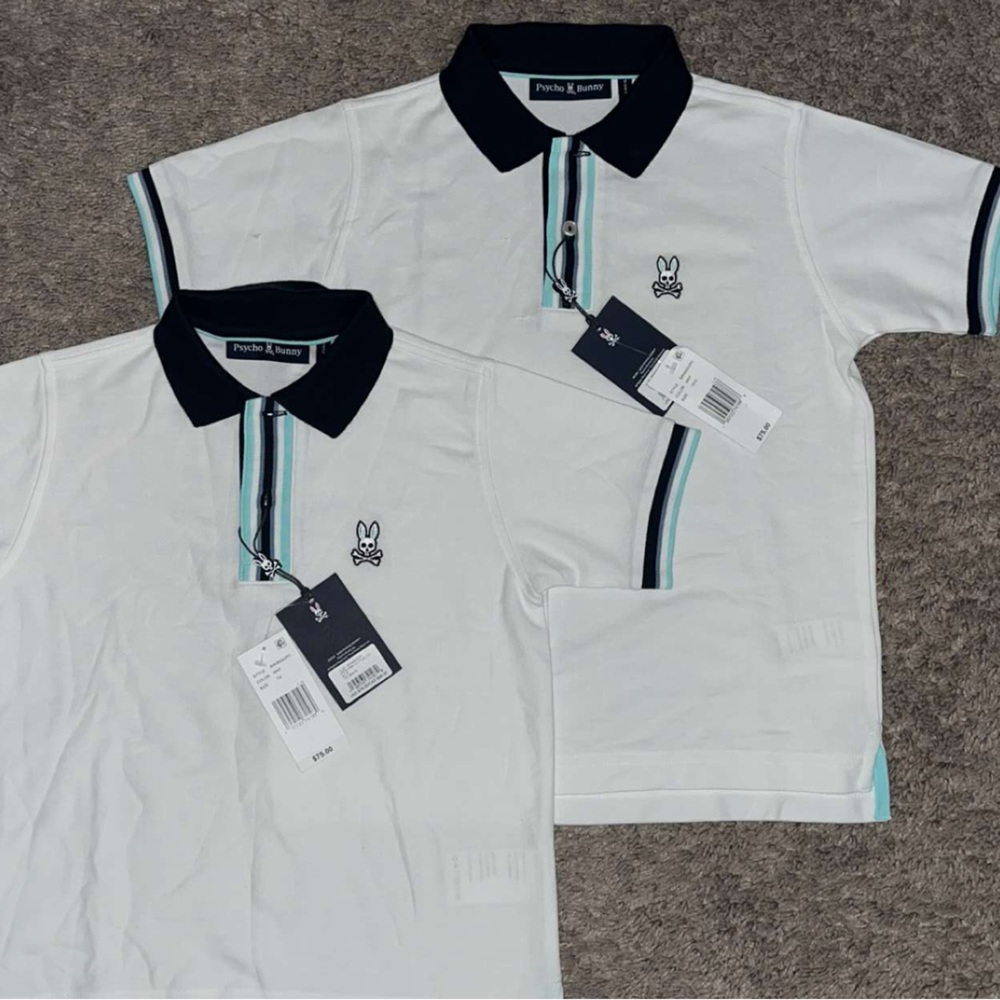 Kids psycho bunny polos